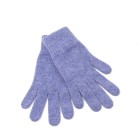 Pure Cashmere Gloves - Women's Short Cuff - Denim Blue - Made in Scotland